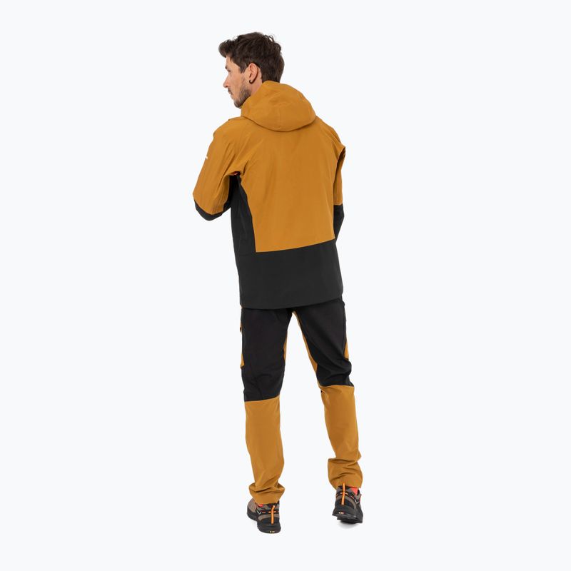 Salewa giacca da pioggia da uomo Puez GTX 2L marrone dorato/0910 3