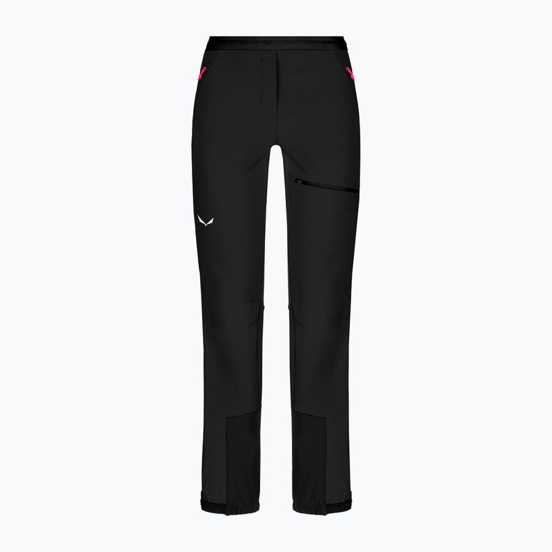 Pantaloni softshell da donna Salewa Sella DST Lights black out