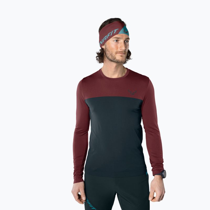 DYNAFIT Traverse S-Tech uomo bluberry bordeaux trekking longsleeve