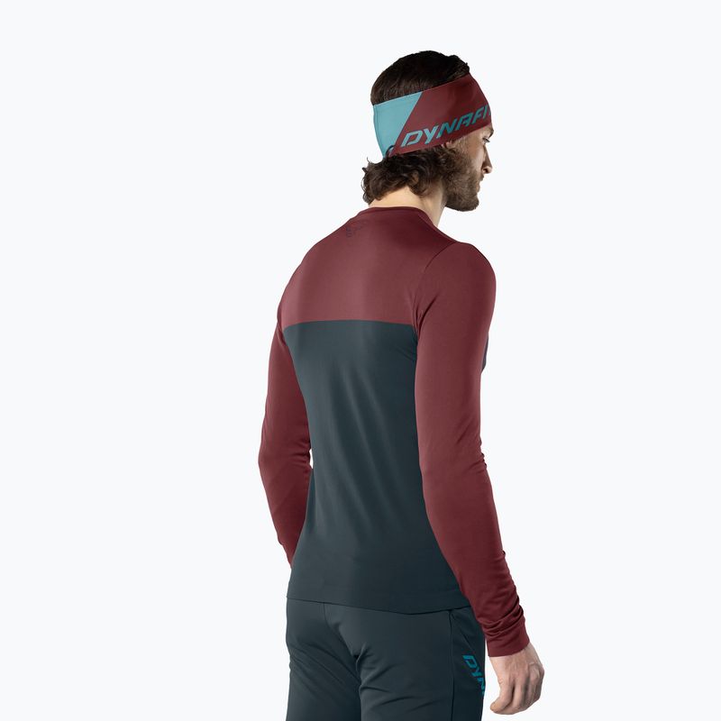 DYNAFIT Traverse S-Tech uomo bluberry bordeaux trekking longsleeve 3