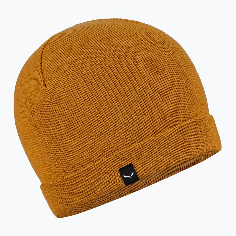 Salewa Puez AM Beanie cappello invernale marrone dorato 6