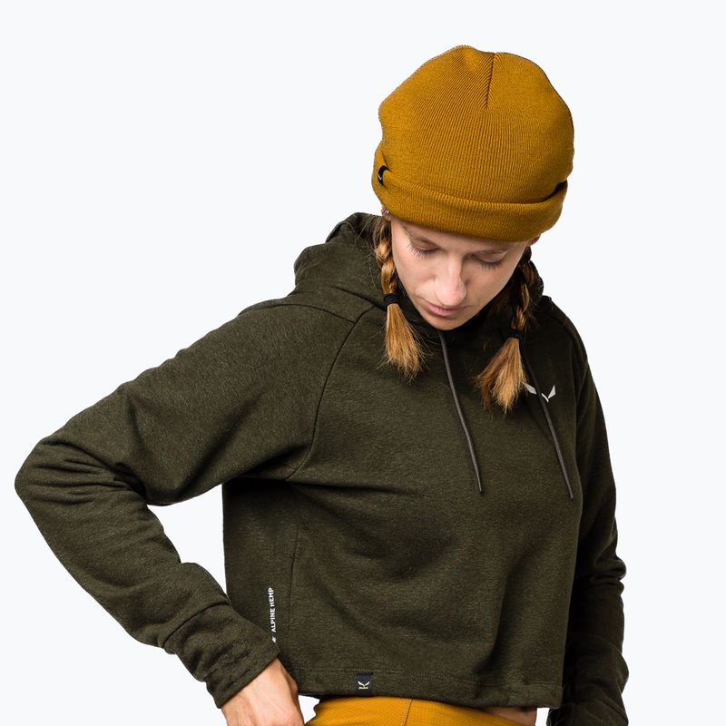 Salewa Puez AM Beanie cappello invernale marrone dorato 7