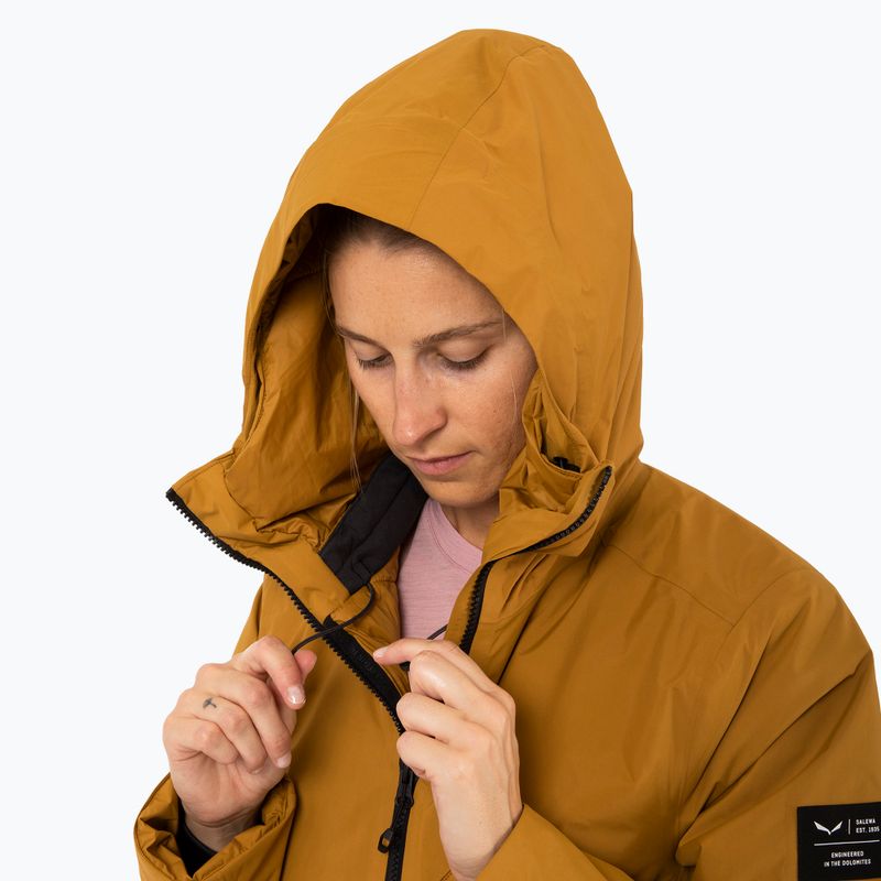 Salewa cappotto invernale da donna Fanes 2L PTX Parka marrone dorato 4