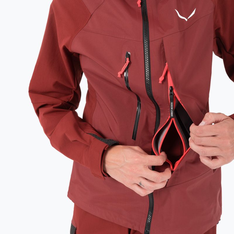 Giacca softshell Salewa da donna Sella DST Hyb syrah 5