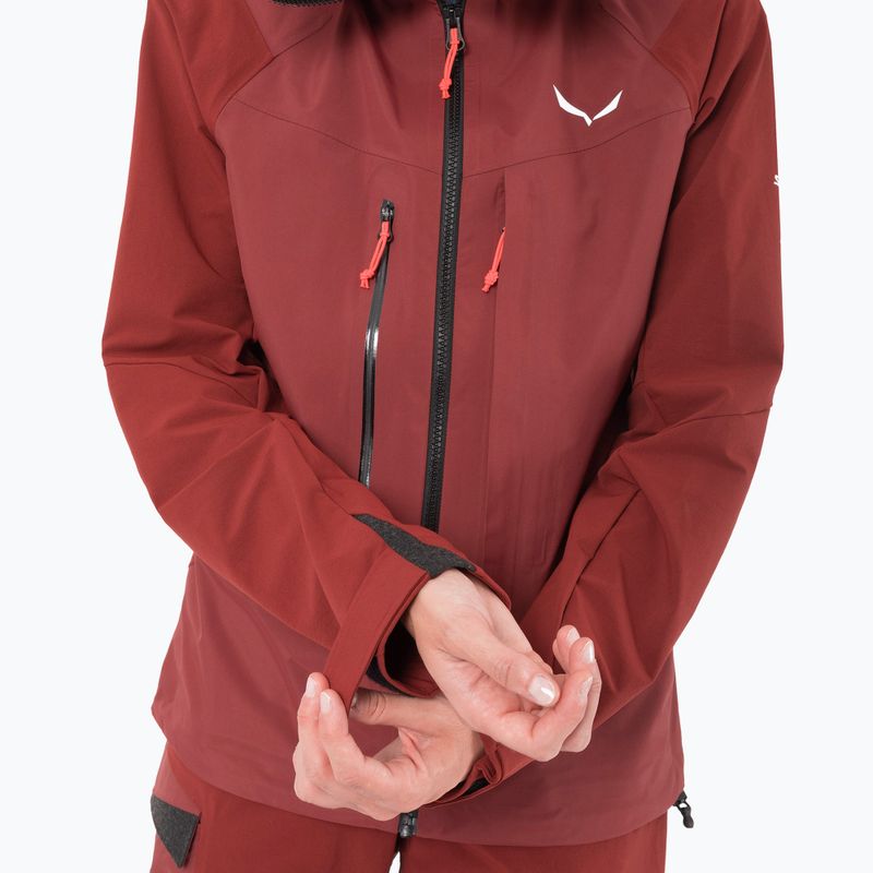 Giacca softshell Salewa da donna Sella DST Hyb syrah 6