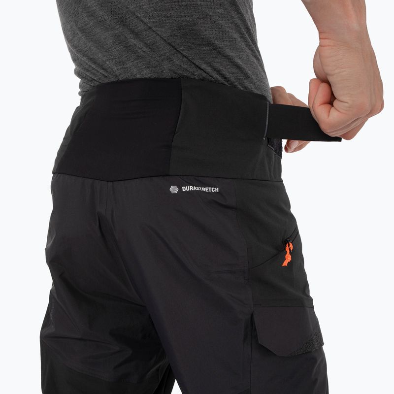 Pantaloni softshell Salewa da uomo Sella DST Hyb nero out 6
