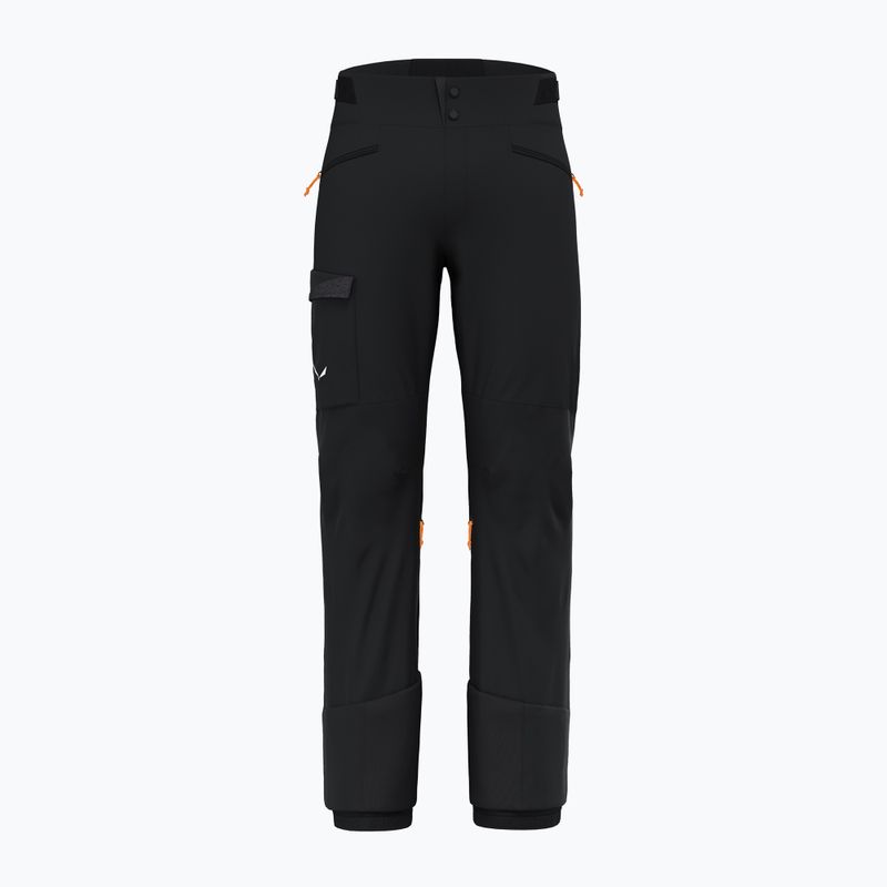 Pantaloni softshell Salewa da uomo Sella DST Hyb nero out 8