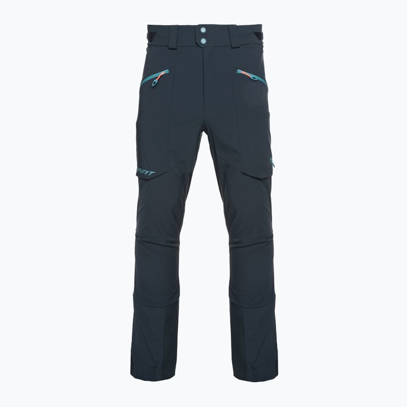 Pantaloni da paracadutismo DYNAFIT Radical Softshell da uomo blu mirtillo tempesta 5