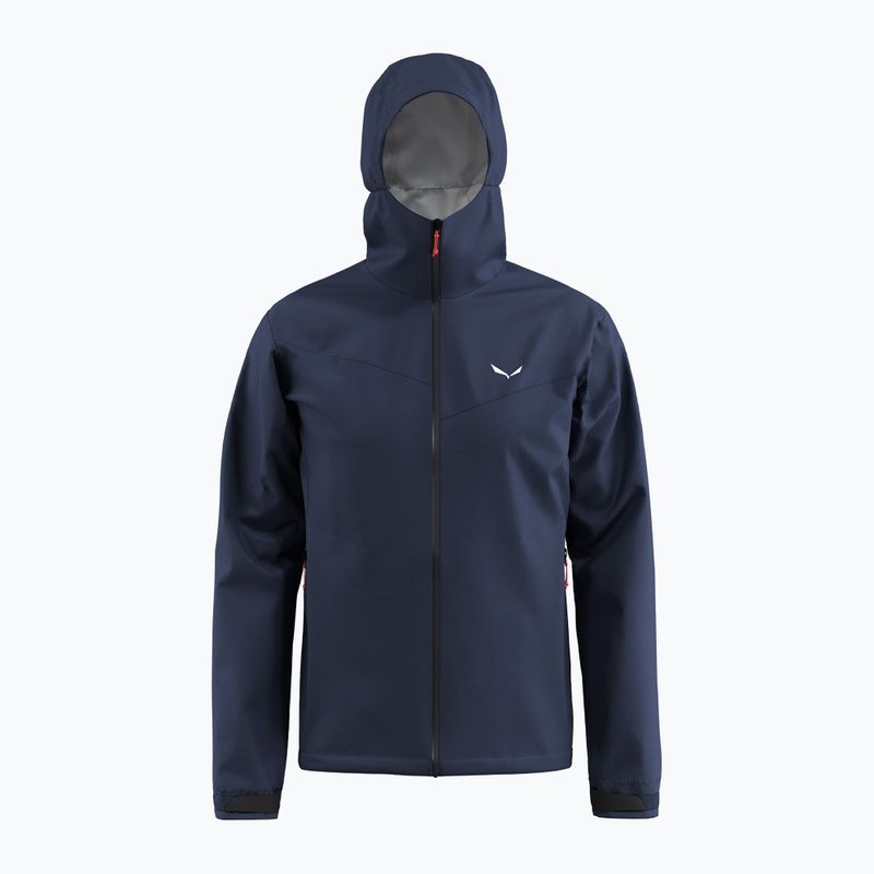 Giacca impermeabile uomo Salewa Puez Aqua 4 PTX 2.5L navy blazer/0910 8