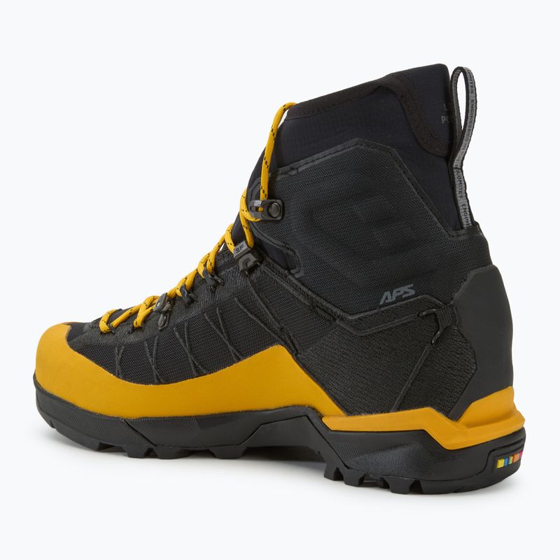 Stivali da trekking da uomo Salewa Ortles Light Mid PTX oro/nero 3