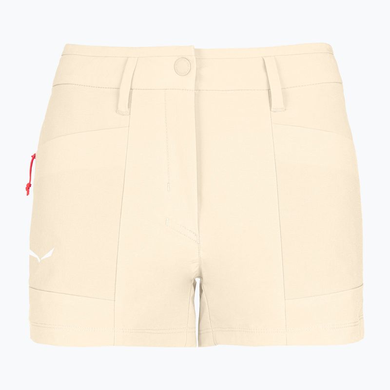 Pantaloncini da trekking da donna Salewa Puez DST Cargo oatmeal