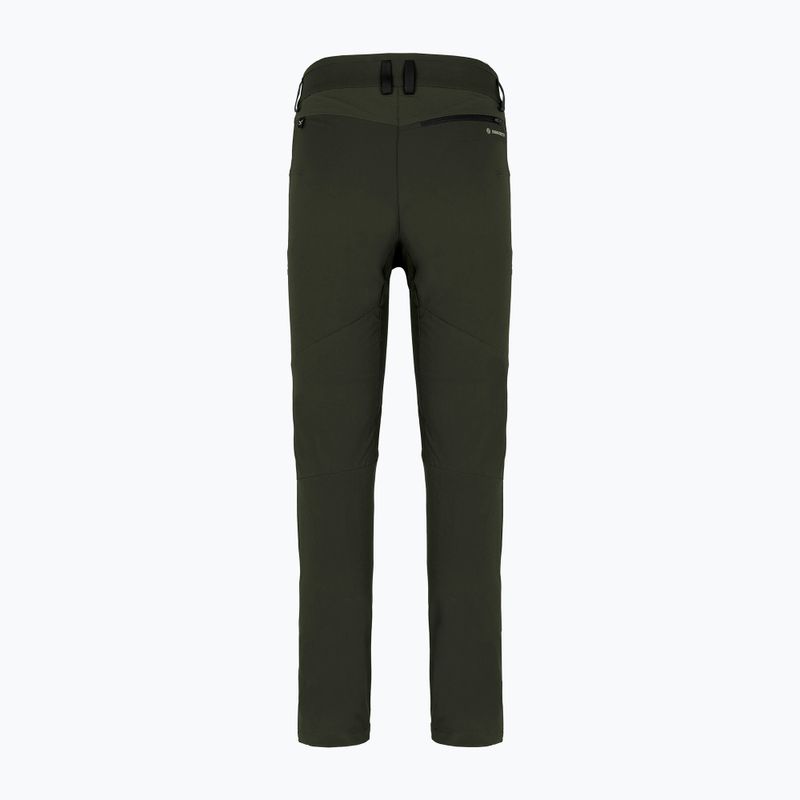 Pantaloni softshell da uomo Salewa Agner DST oliva scuro 2