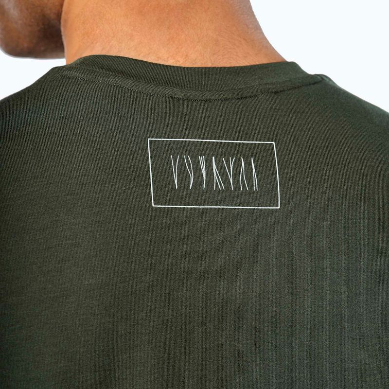 Felpa da uomo Salewa Fanes Dry Pullover verde oliva scuro 6