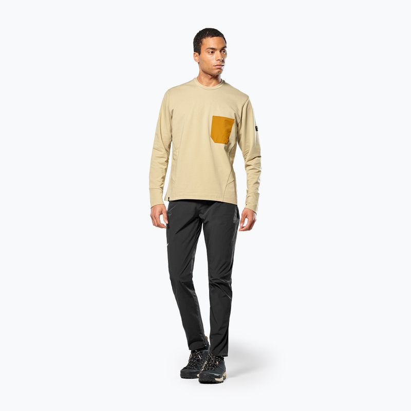 Felpa da uomo Salewa Fanes Dry Pullover quicksand 2