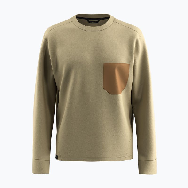 Felpa da uomo Salewa Fanes Dry Pullover quicksand 7