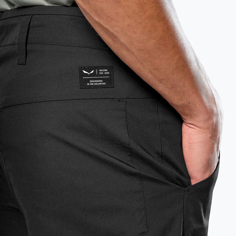 Pantaloncini da trekking da uomo Salewa Fanes Light black out 7