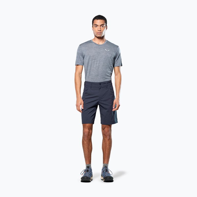 Pantaloncini da trekking Salewa Fanes Light navy blazer da uomo 2