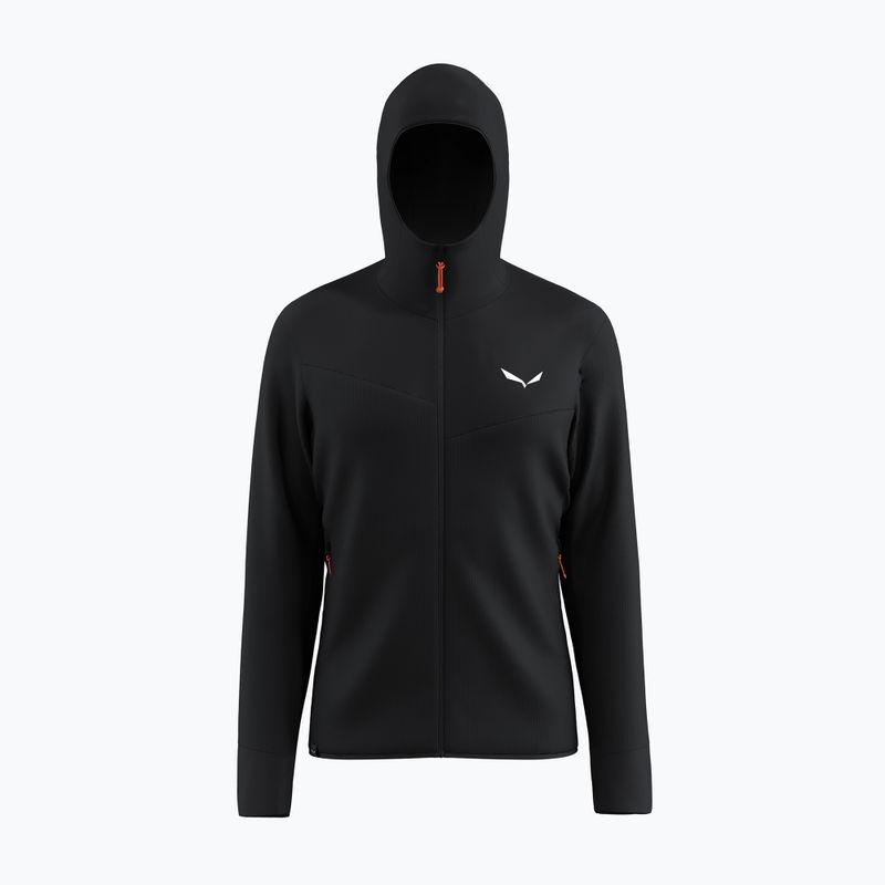 Felpa trekking Salewa da uomo Puez Waffle Hyb PL HD nero out 6
