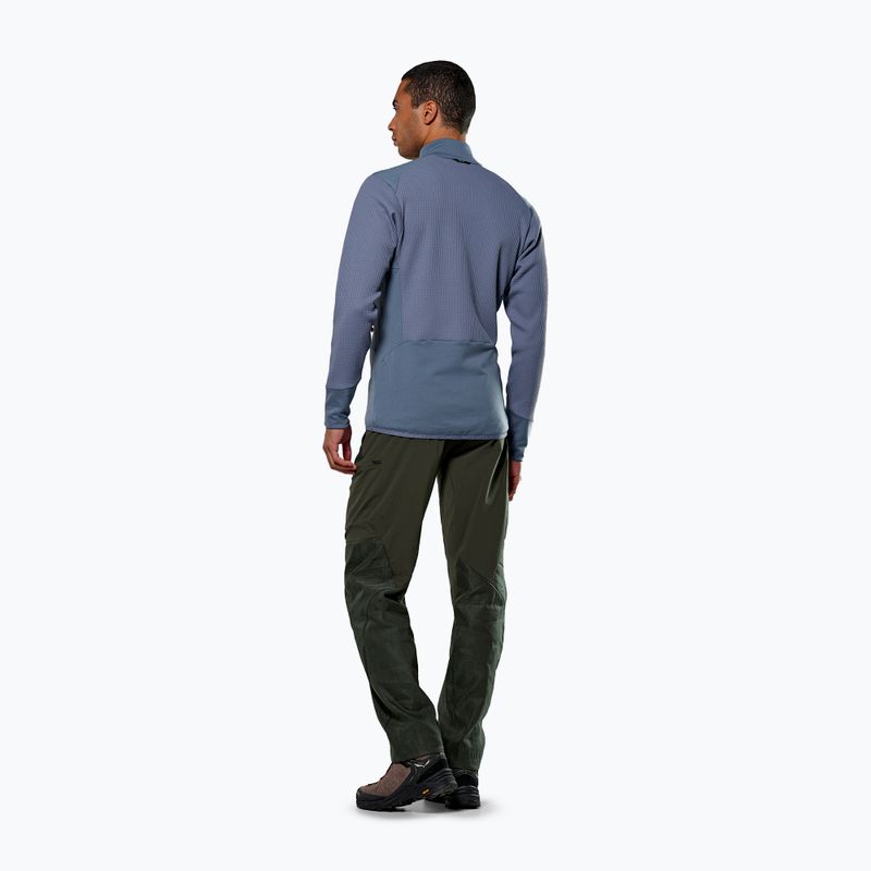 Felpa trekking da uomo Salewa Puez Waffle Hyb EN blu java 3