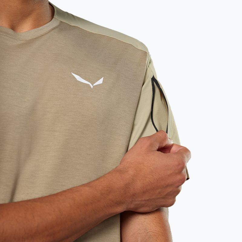 Maglia da trekking da uomo Salewa Puez Am Hyb quicksand 3
