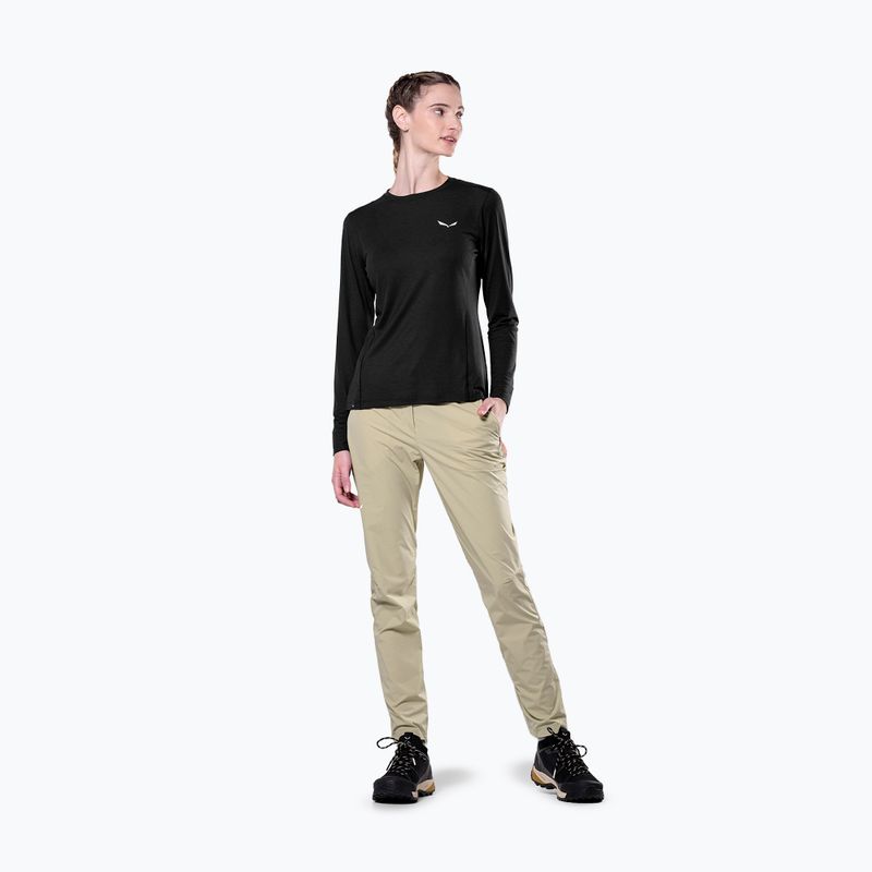 Maniche lunghe trekking da donna Salewa Puez Dry nero out 2