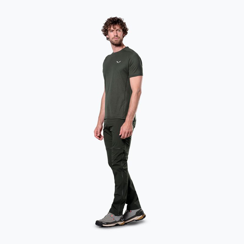Camicia da trekking Salewa Puez Dry da uomo oliva scura 3