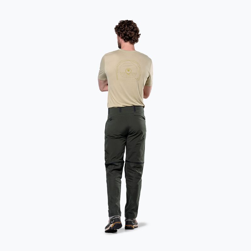 Pantaloni da trekking da uomo Salewa Puez Hemp/Dst 2/1 oliva scuro 3