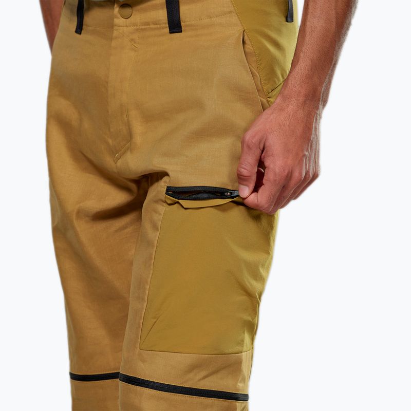 Pantaloni da trekking da uomo Salewa Puez Hemp/Dst 2/1 marrone dorato 4