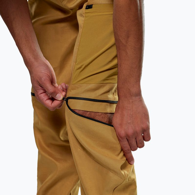 Pantaloni da trekking da uomo Salewa Puez Hemp/Dst 2/1 marrone dorato 6