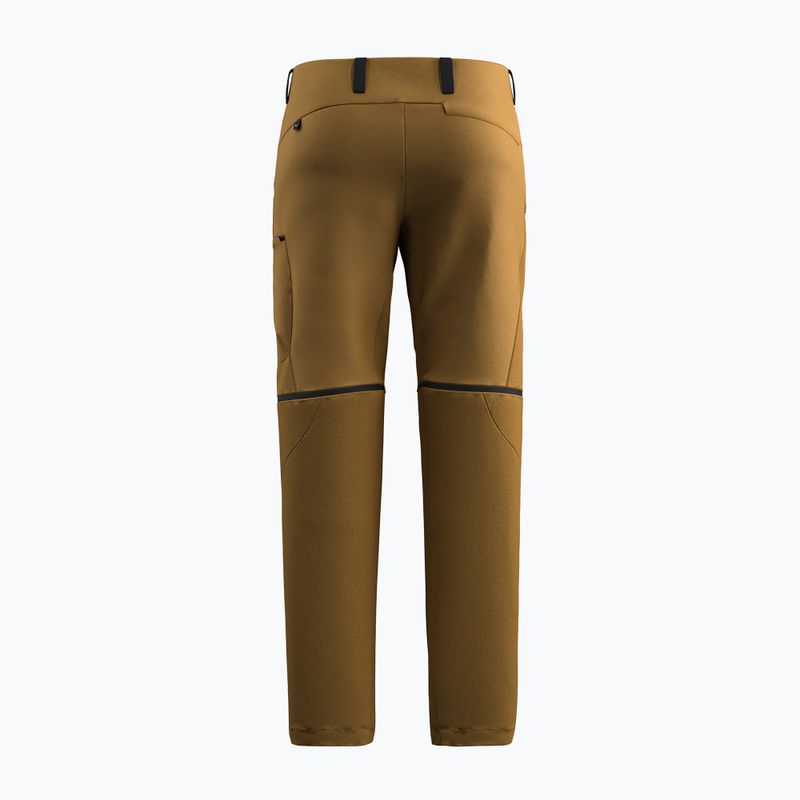 Pantaloni da trekking da uomo Salewa Puez Hemp/Dst 2/1 marrone dorato 8