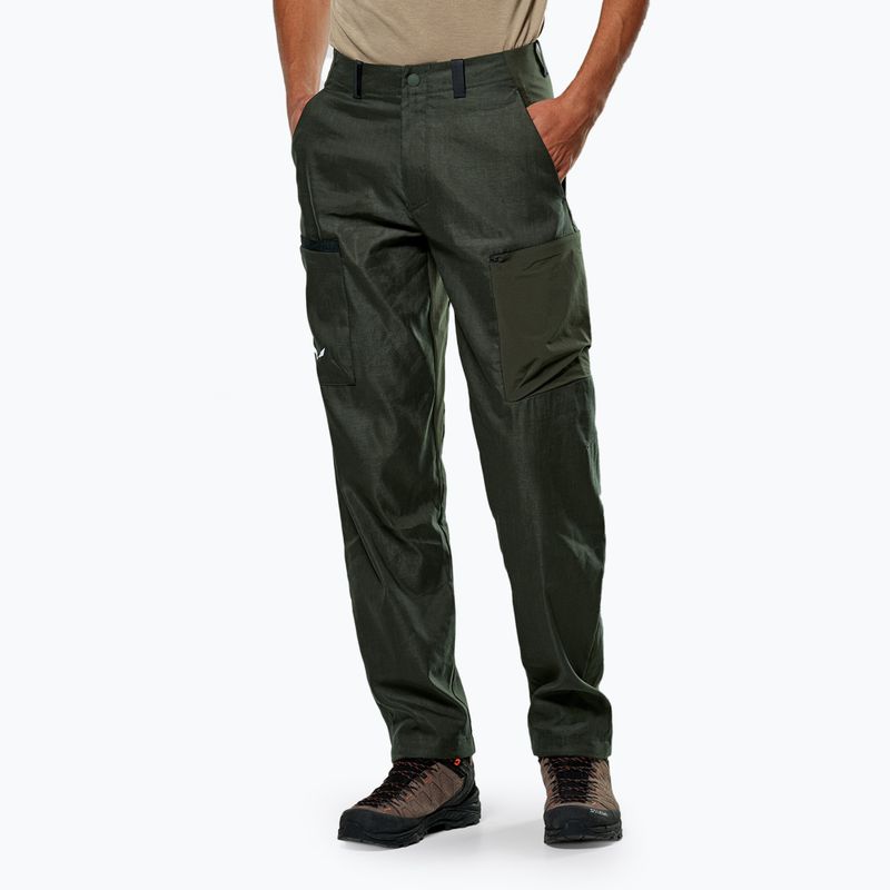 Pantaloni da trekking da uomo Salewa Puez Hemp Dst dark love