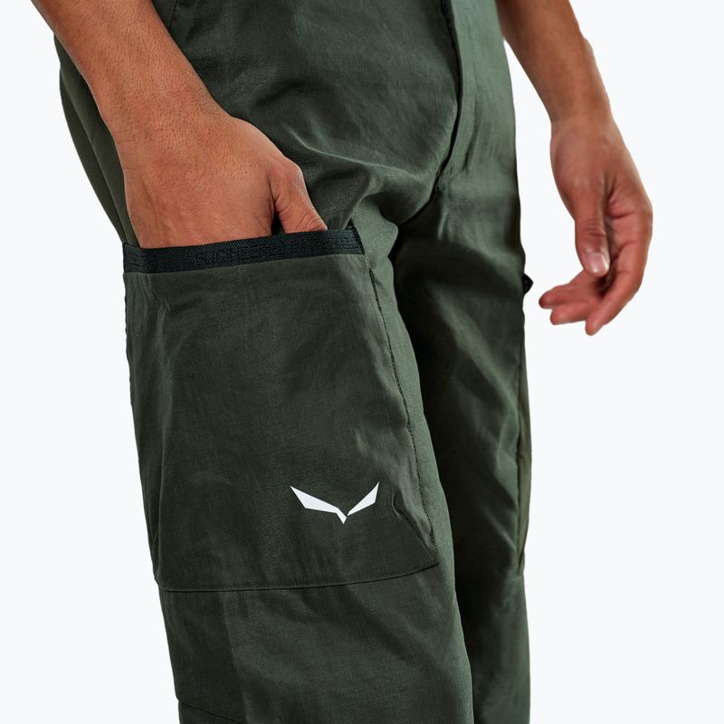 Pantaloni da trekking da uomo Salewa Puez Hemp Dst dark love 5