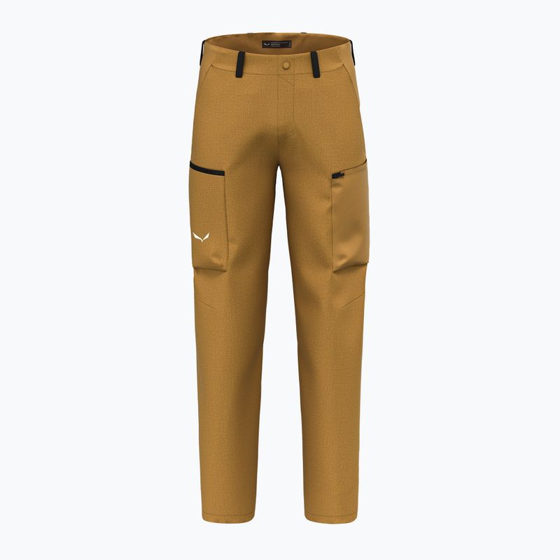 Pantaloni da trekking da uomo Salewa Puez Hemp Dst marrone dorato