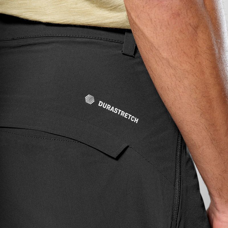 Pantaloncini da trekking Salewa Puez Talveno DST da uomo, nero out 7