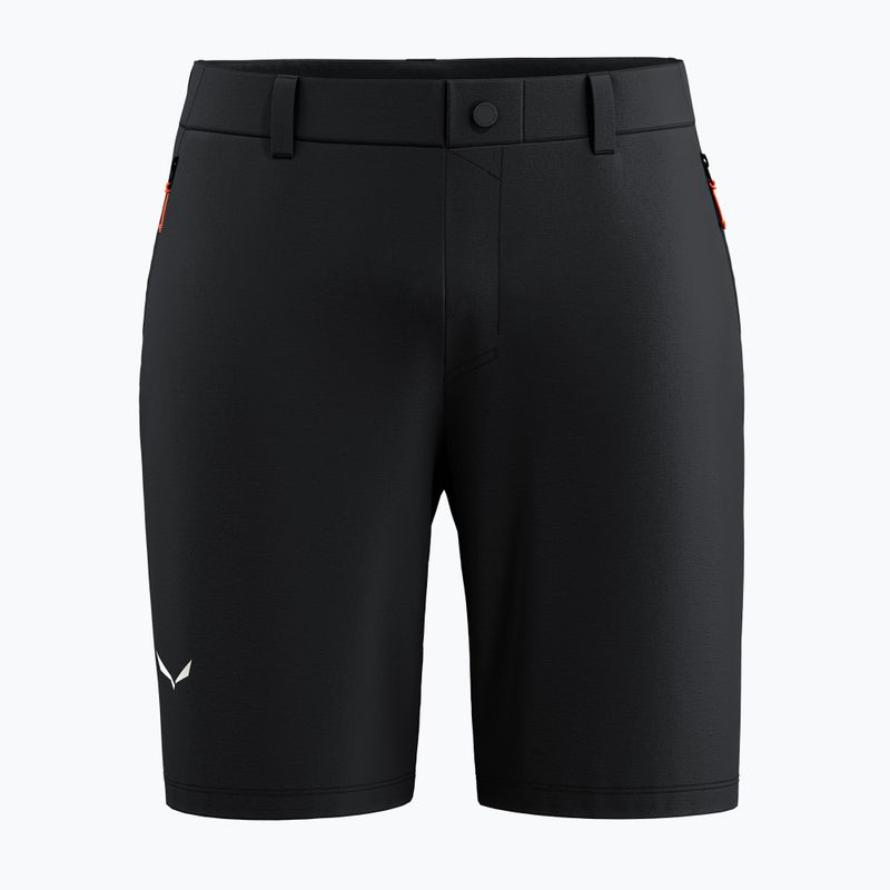 Pantaloncini da trekking Salewa Puez Talveno DST da uomo, nero out 8
