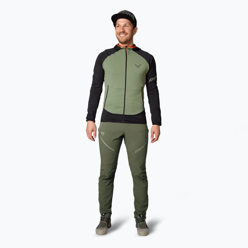 Felpa da uomo DYNAFIT Transalper Light Polartec Hoody black out sage trekking 2