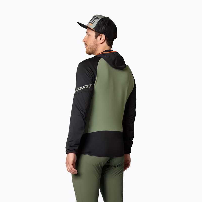 Felpa da uomo DYNAFIT Transalper Light Polartec Hoody black out sage trekking 3