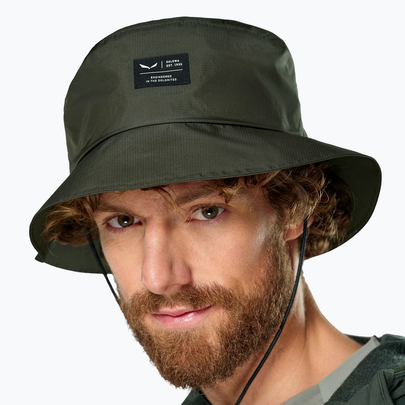 Cappello Salewa Puez PTX Rain dark olive 2