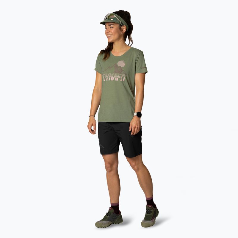 DYNAFIT T-shirt trekking donna Transalper Graphic SS salvia 2