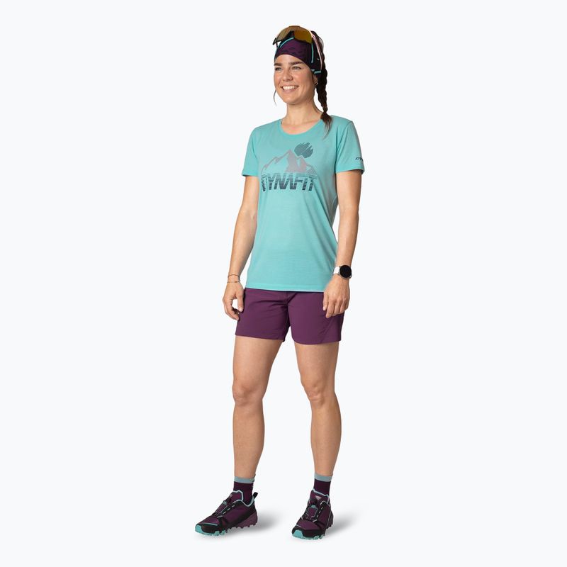 DYNAFIT Transalper Graphic SS - Maglietta da trekking da donna blu marino 2
