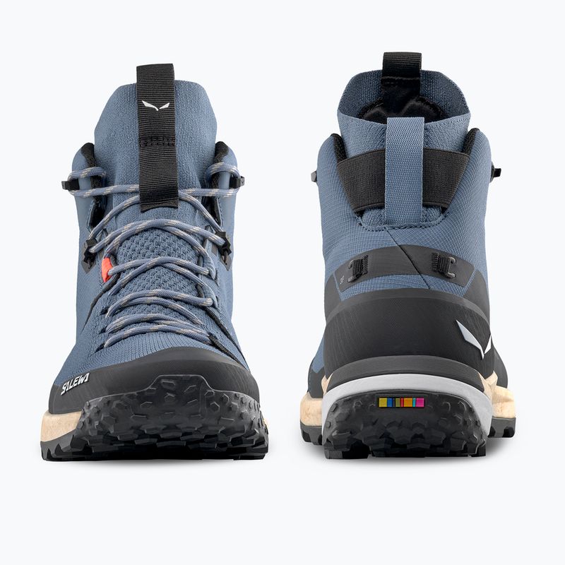 Salewa scarpe da trekking da uomo Puez Knit Mid Ptx blu java / nero 3