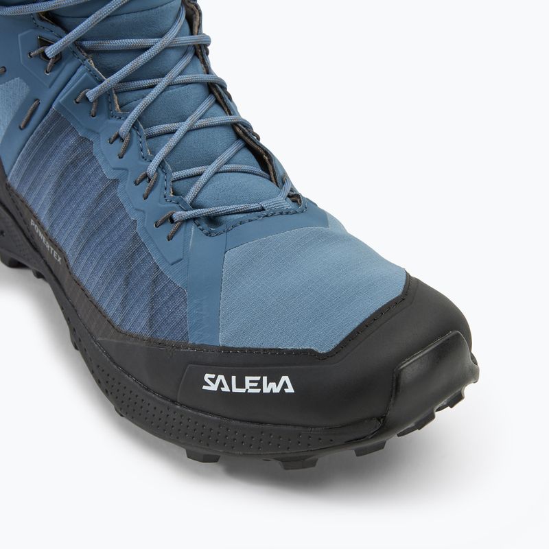 Scarpe da trekking da uomo Salewa Pedroc Pro Mid Ptx java blu/nero 7