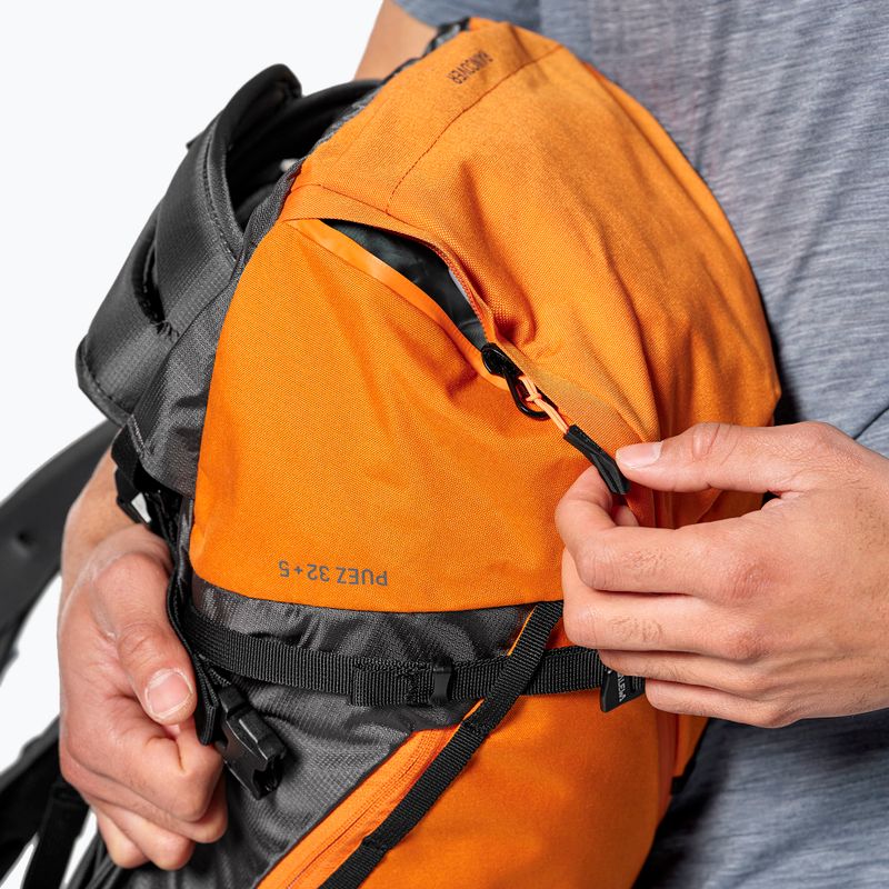 Zaino da trekking Salewa Puez 32+5 l arancio bruciato/onyx 7