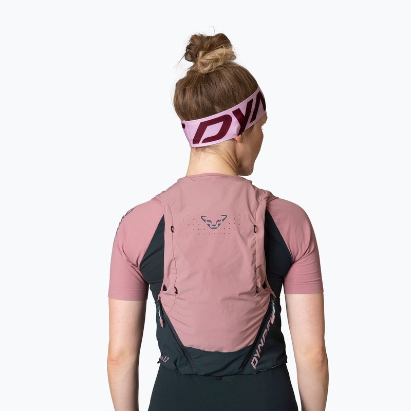 DYNAFIT Ultra 12 Gilet da corsa mokarosa/bluberry 4