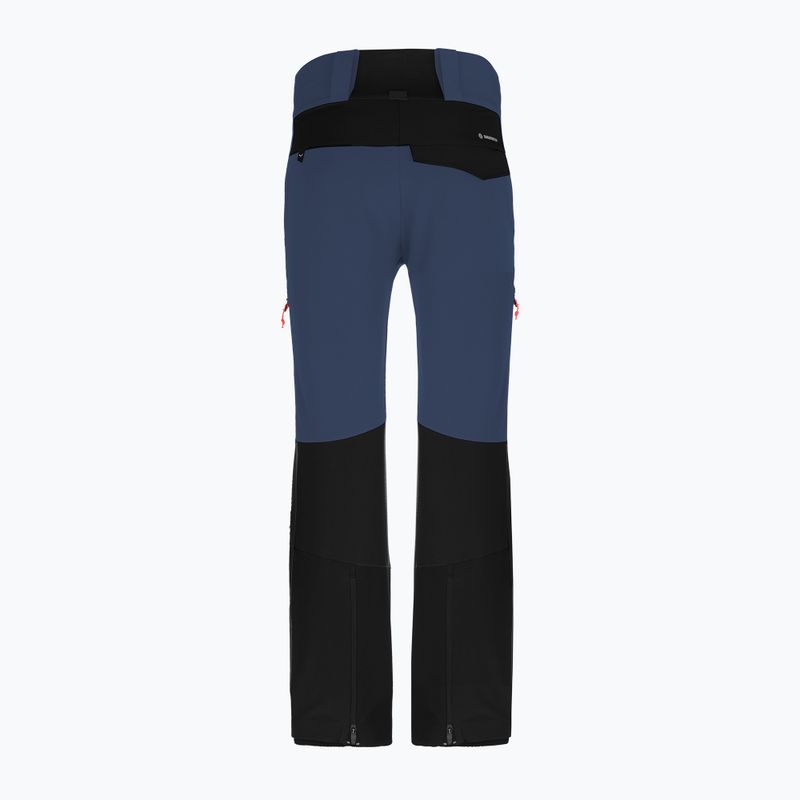 Pantaloni softshell Salewa Sella DST da uomo in denim scuro 2