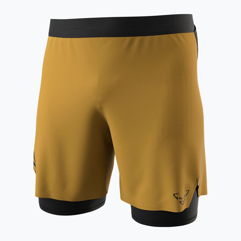 Pantaloncini da corsa da uomo DYNAFIT Alpine Pro 2IN1 tabacco