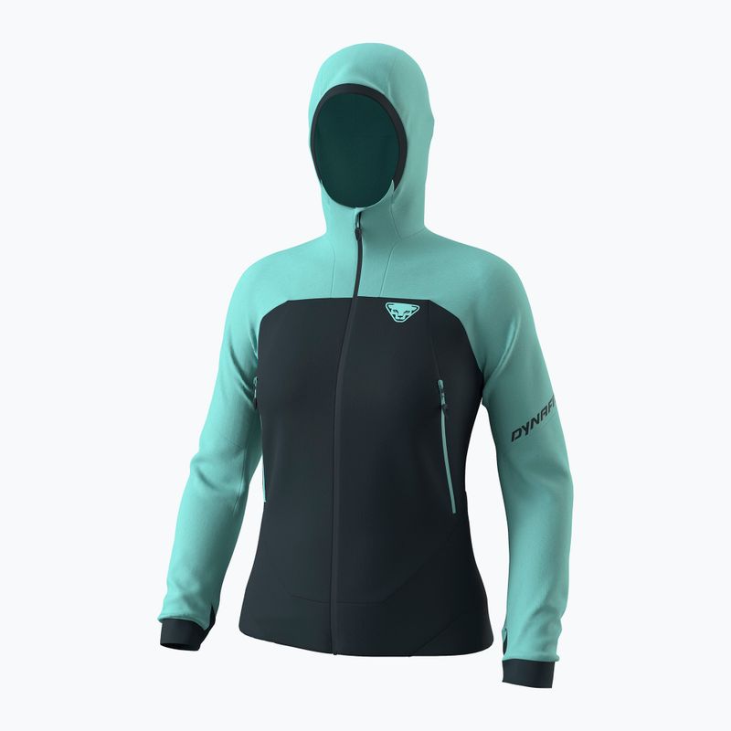 Felpa termica DYNAFIT Ridge da donna con cappuccio, blu marino e mirtillo 4