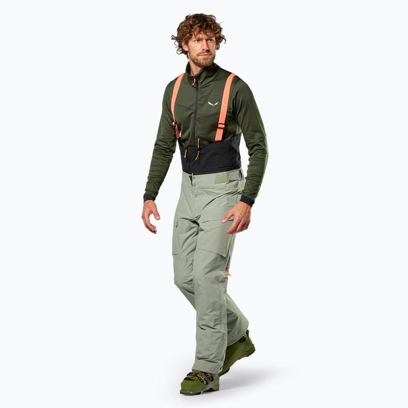Pantaloni da sci Salewa Sella Free 3L Ptx da uomo ombra 2