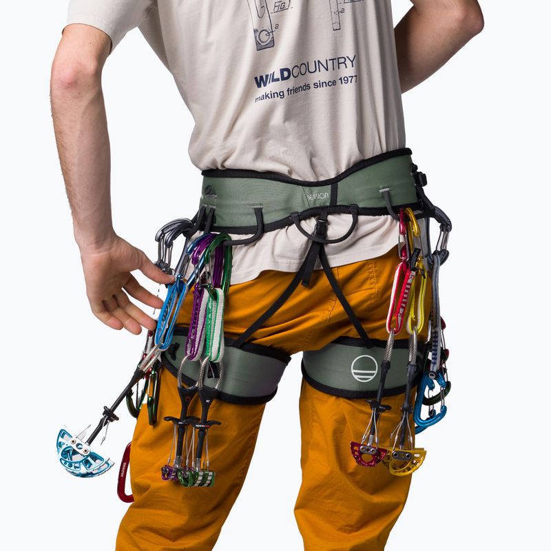 Imbracatura da arrampicata da uomo Wild Country Session 2.0 marsh 9