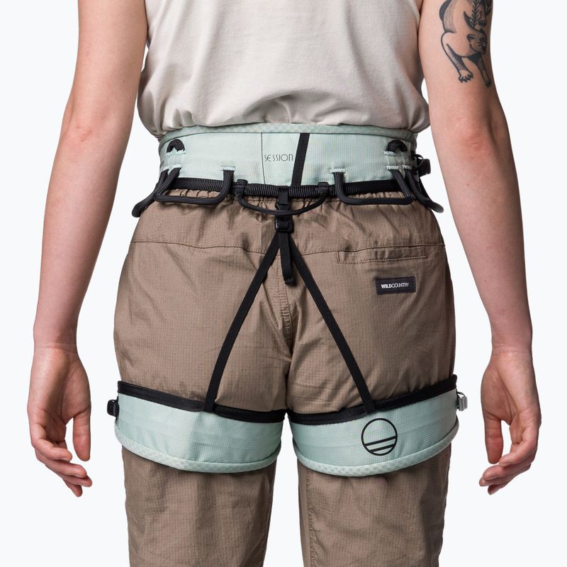 Imbracatura da arrampicata da donna Wild Country Session 2.0 aquifer 5